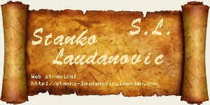 Stanko Laudanović vizit kartica